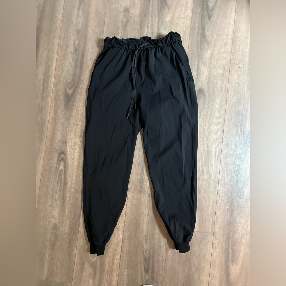 Lululemon Stretch High-Rise Jogger Full Length Black Size 6
